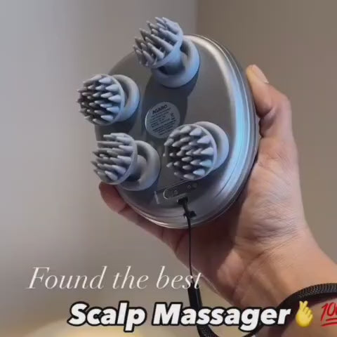 Scalp Kneading Massager For Stress Relief & Relaxation